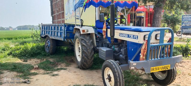 Tractor with trolley Swaraj on rent – Arwal Ranjeet Kumar